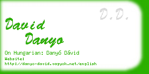david danyo business card